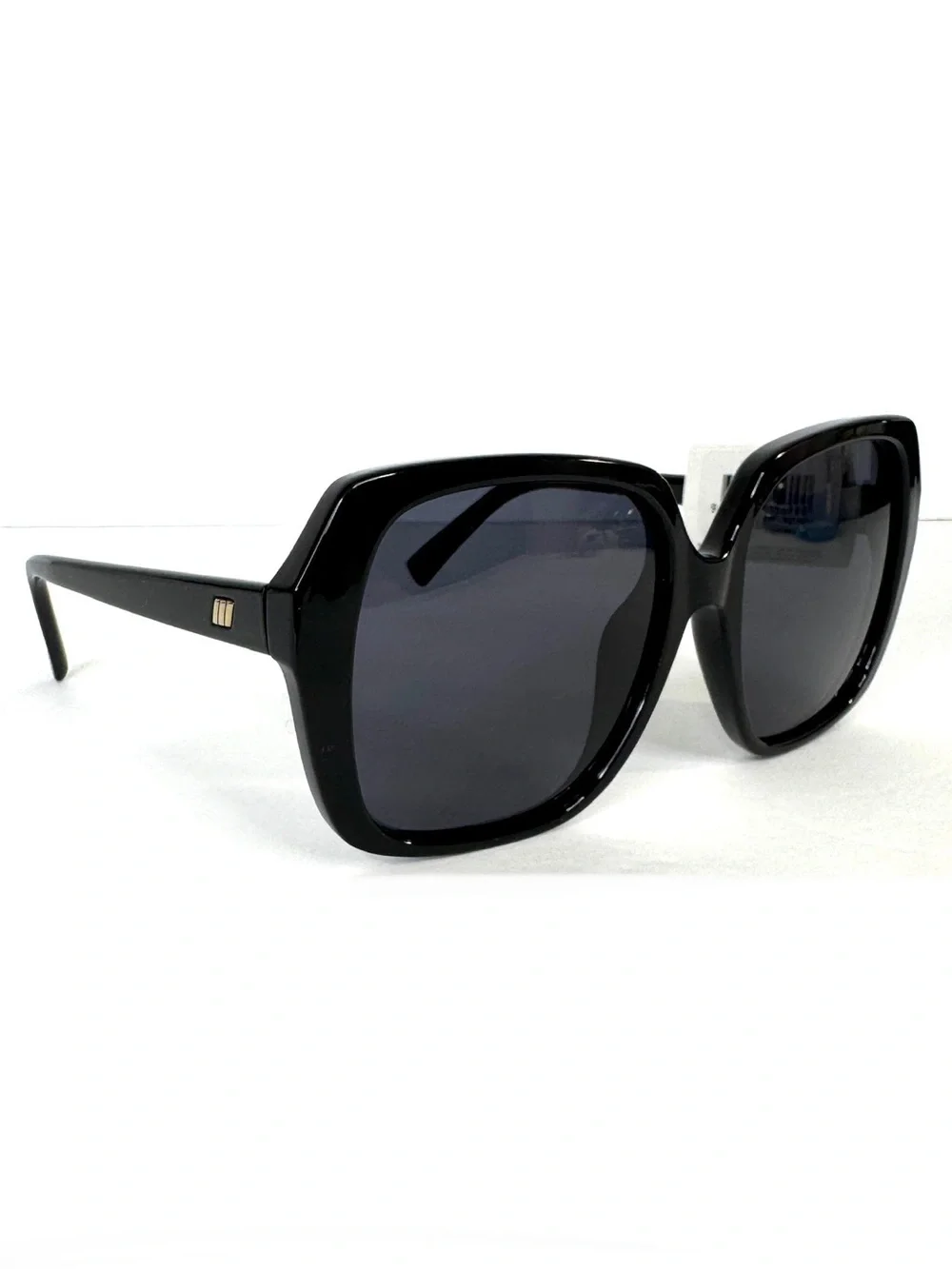 LE SPECS FroFro Alt Fit Polarized Sunglasses Black 56mm Gradient Square